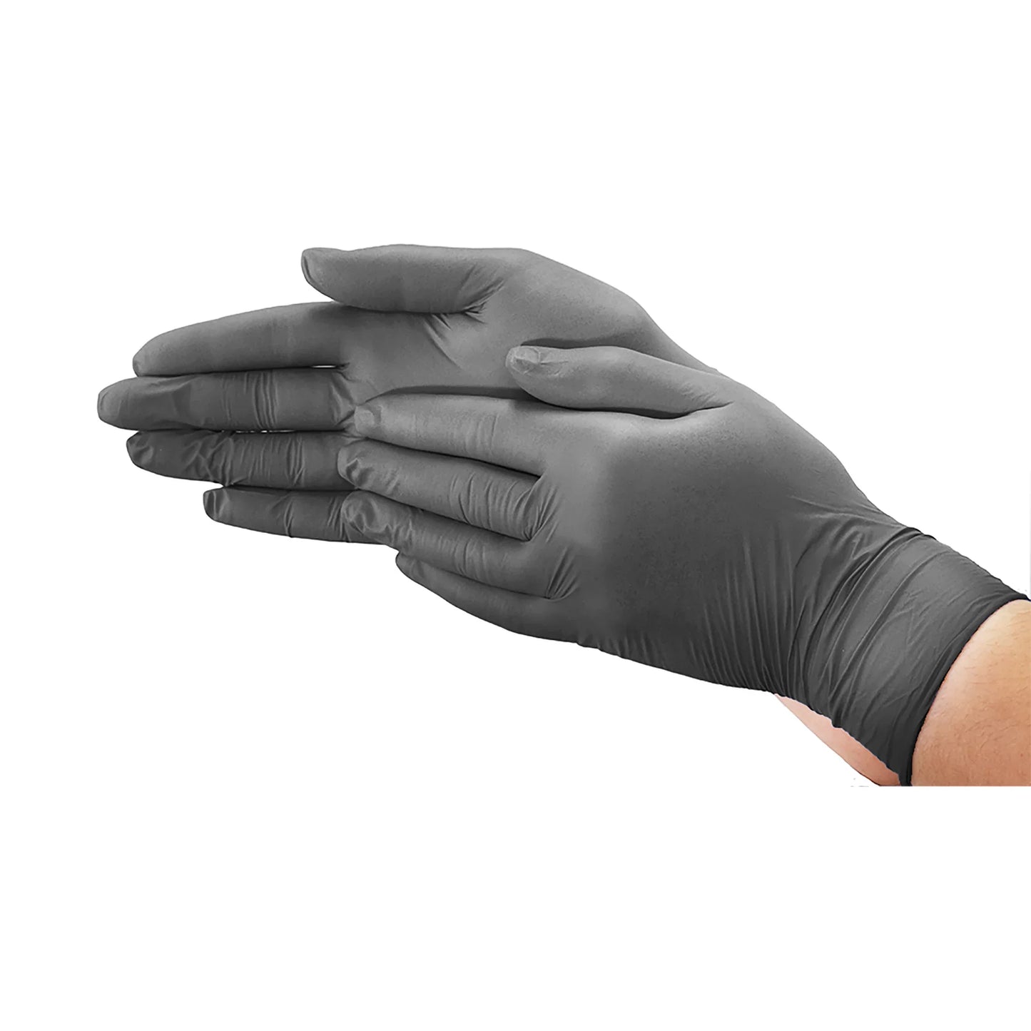 Globe Nitrile Gloves, Powder-Free, Large, 5 Mil Black - 7802