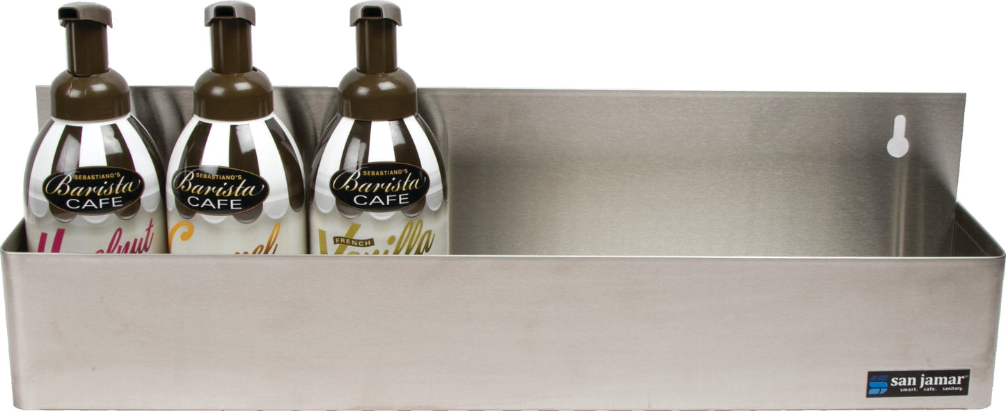 San Jamar | Rail à une vitesse, 22 po, acier inoxydable