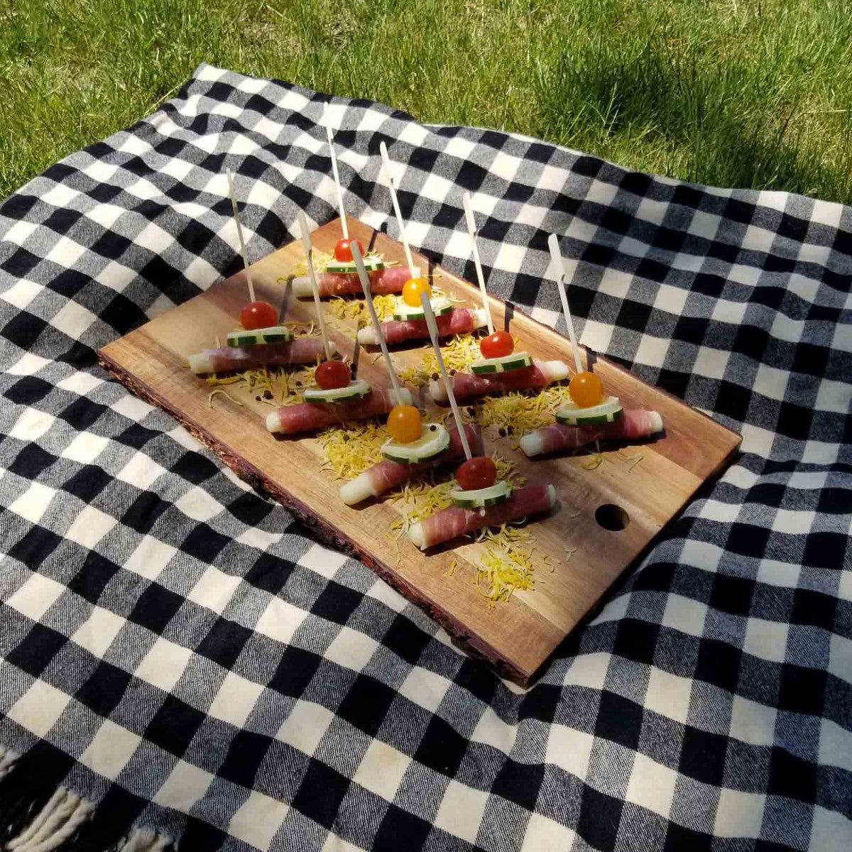 TableCraft Bamboo Paddle Skewer, 7" (100-pack) - BAMP7