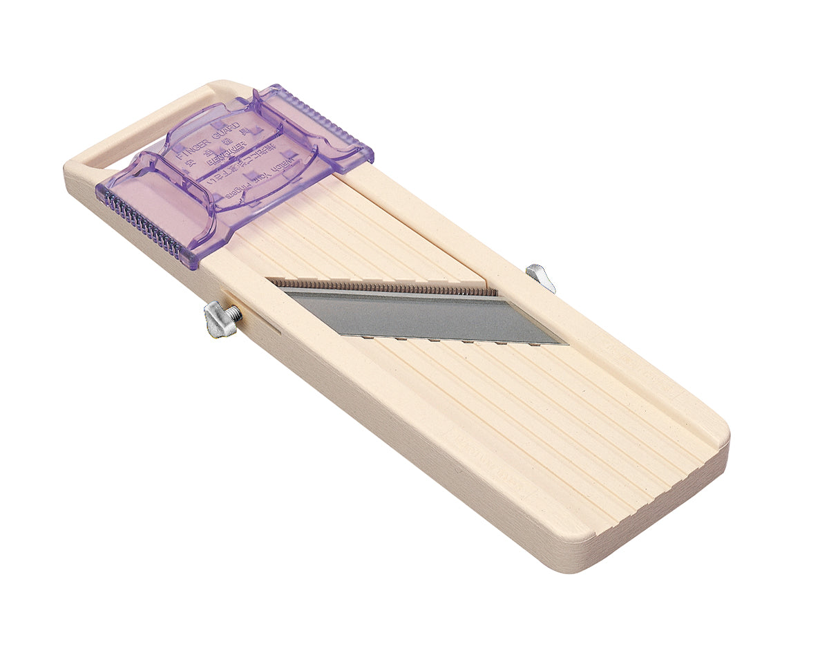 Benriner | Japanese Mandoline w/ 3 Blades & Non-Skid Base Hook - ChefEquipment.com