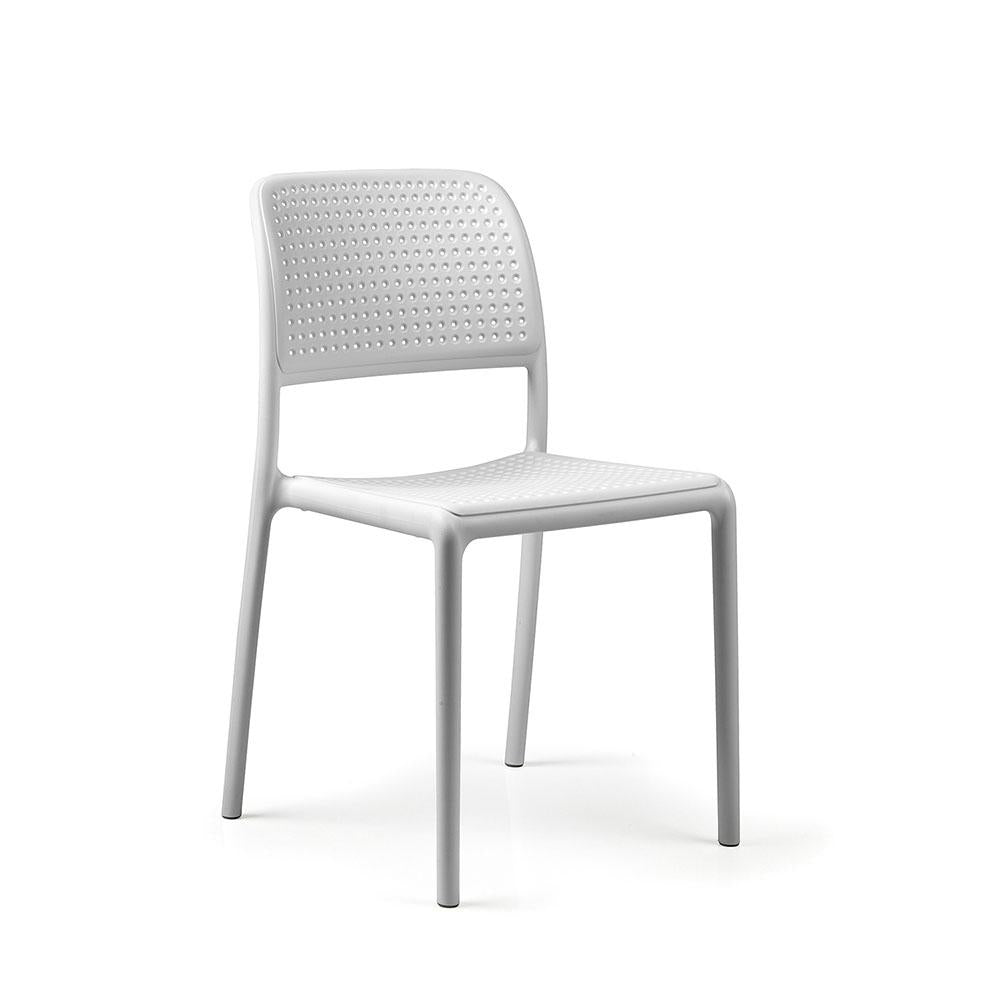 NARDI | Chaise d’appoint Bora Bistro, Bianco (paquet de 4)