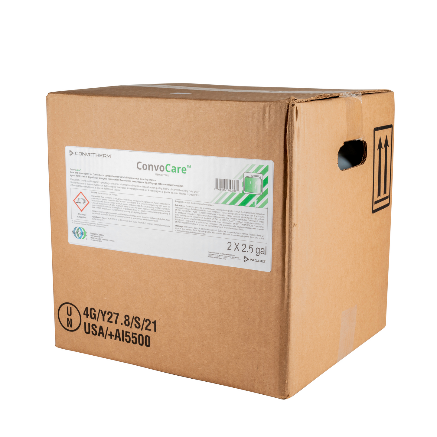 Convotherm ConvoCare Premixed Rinse for ConvoTherm Combi Ovens (2-pack) - C-CARE-P