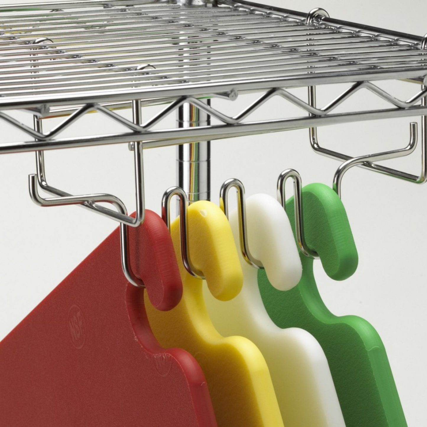 San Jamar Cut-N-Carry 6 Piece Colour Cutting Board Set, 15" x 20" x 1/2" - CB1520KC