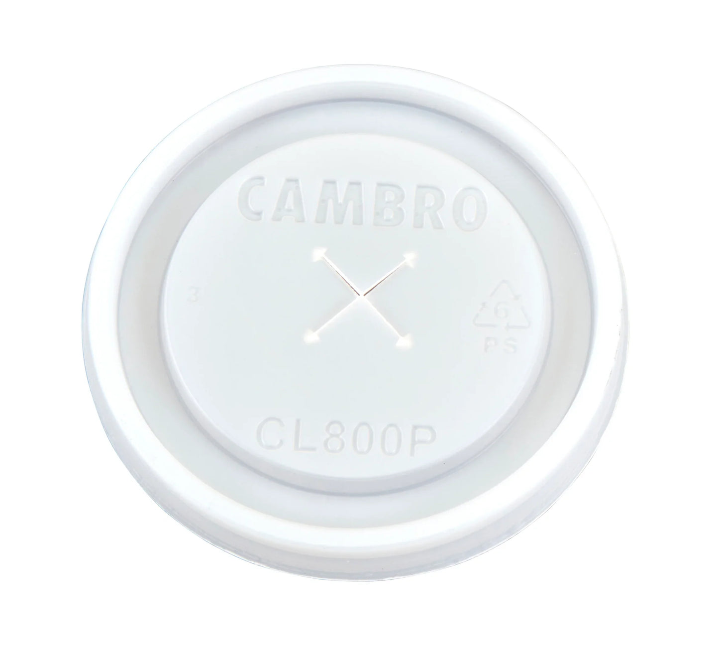Cambro CamLids for 8 oz Colorware Tumbler (1000-pack) - CL800P190