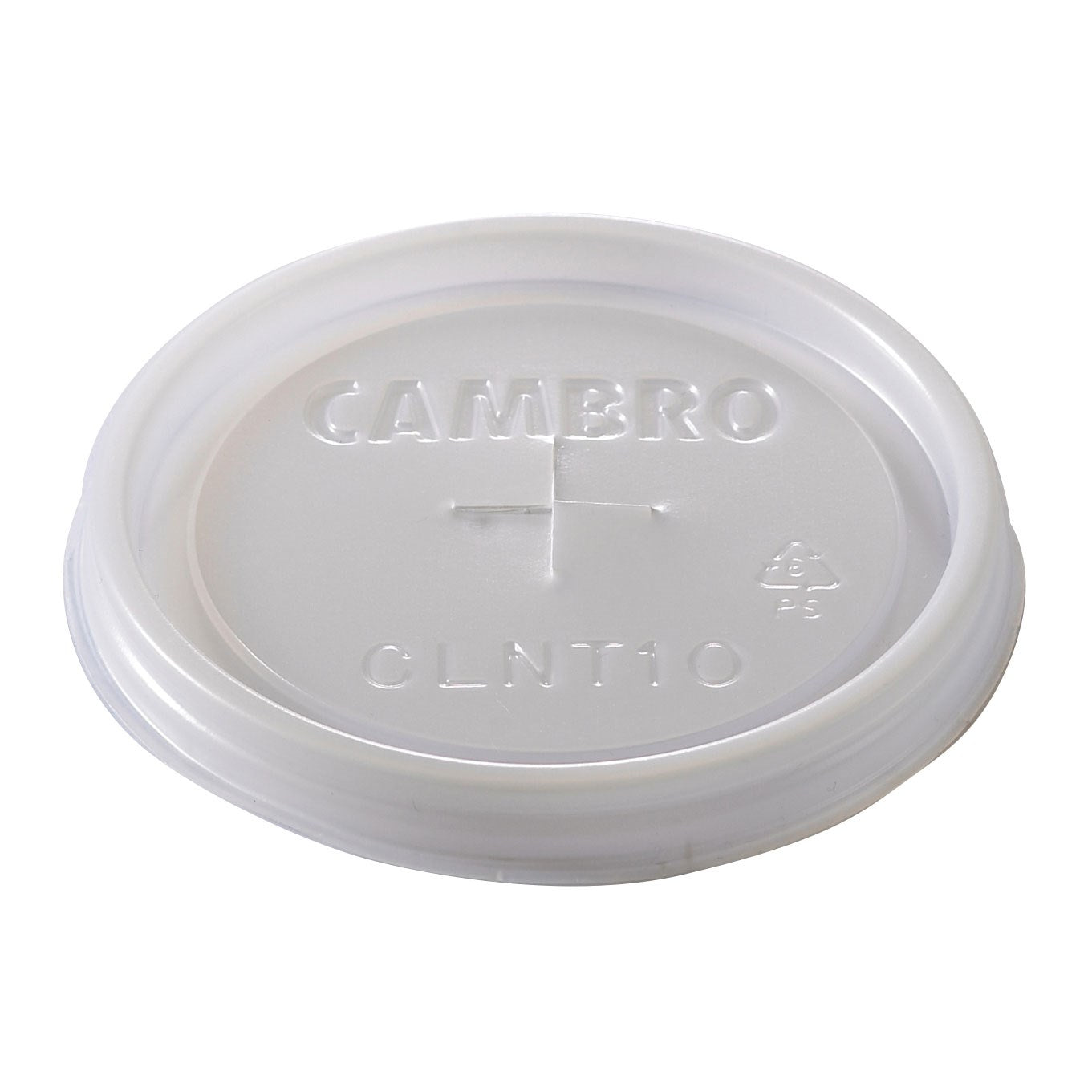 Cambro | CamLids Newport Tumbler Disposable Lid, 10 oz, Translucent (1000-pack) - ChefEquipment.com