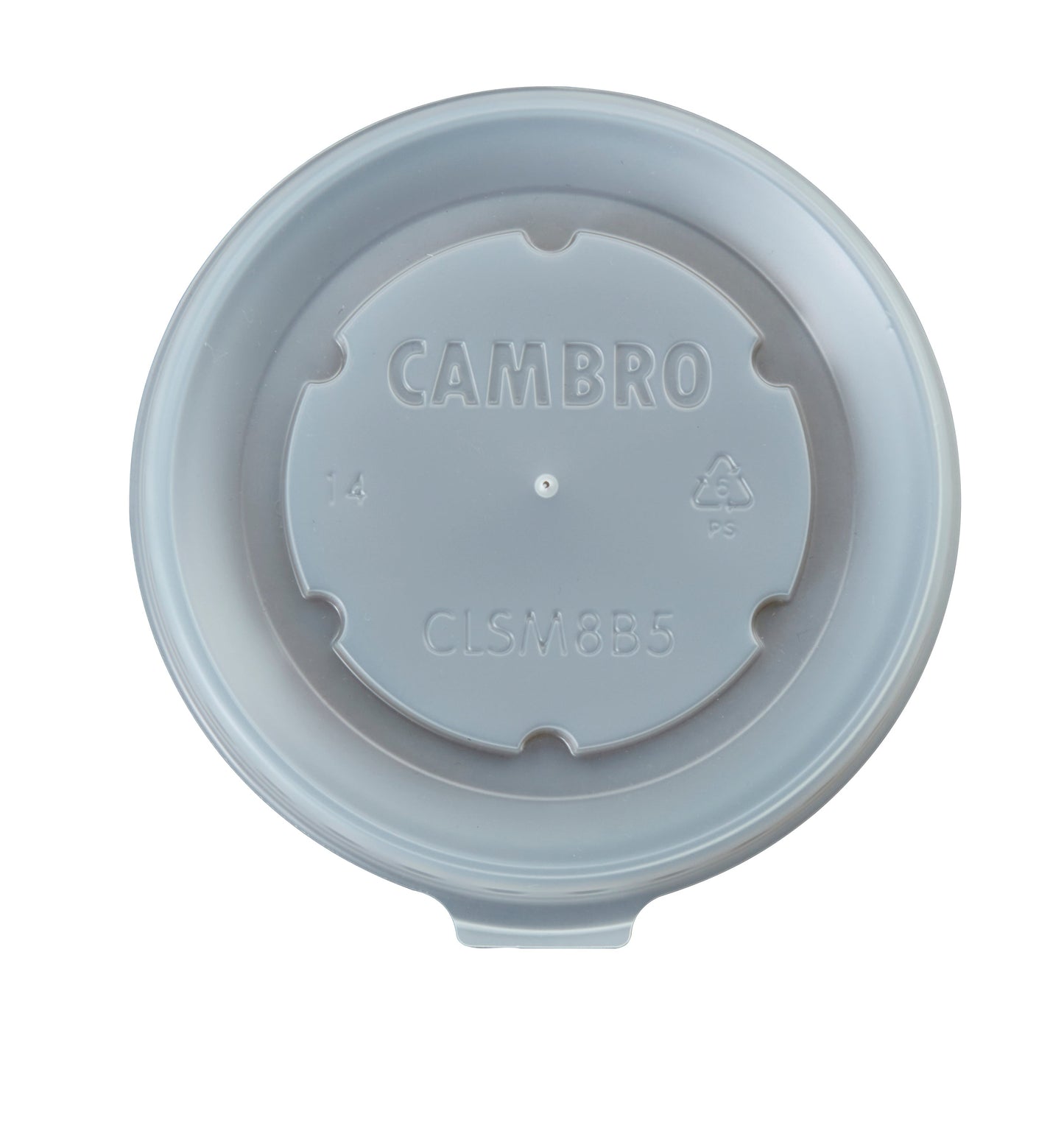 Cambro CamLids Disposable Lid for Shoreline Mug and Bowl (1500-pack) - CLSM8B5190