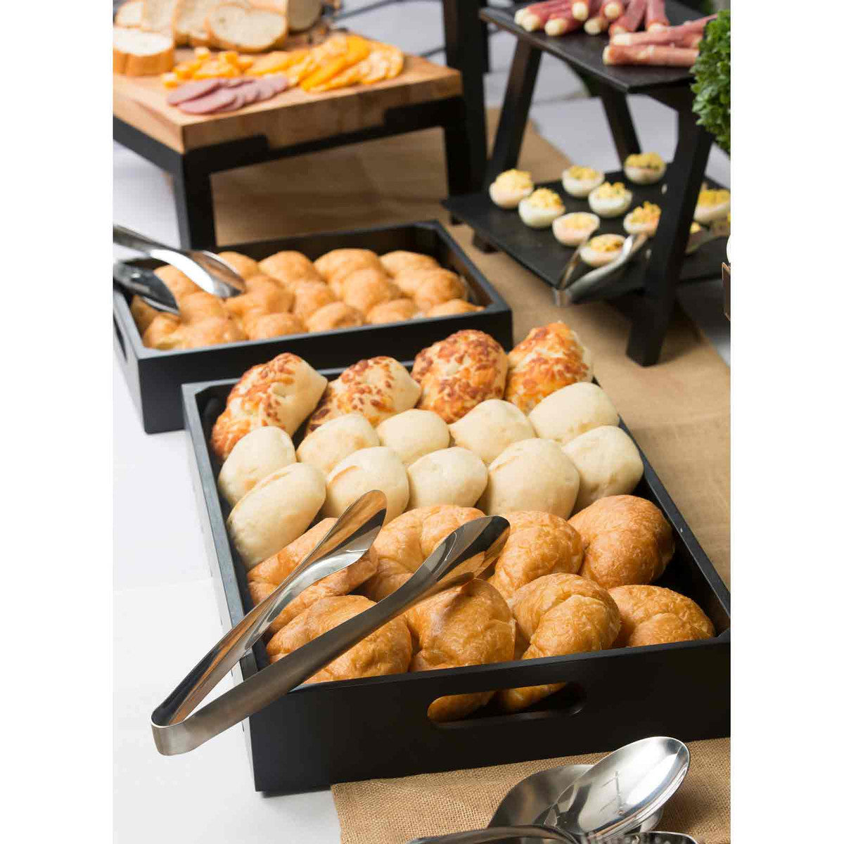 TableCraft Full Size Wood Display Crate, 2.75" Deep, Black Wood, FINAL SALE - CRATE11BK