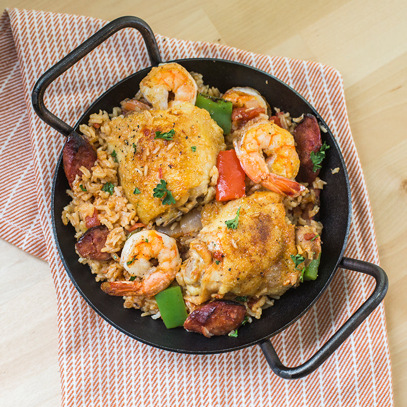 Lodge | Poêle à deux poignées, 15 po, acier au carbone