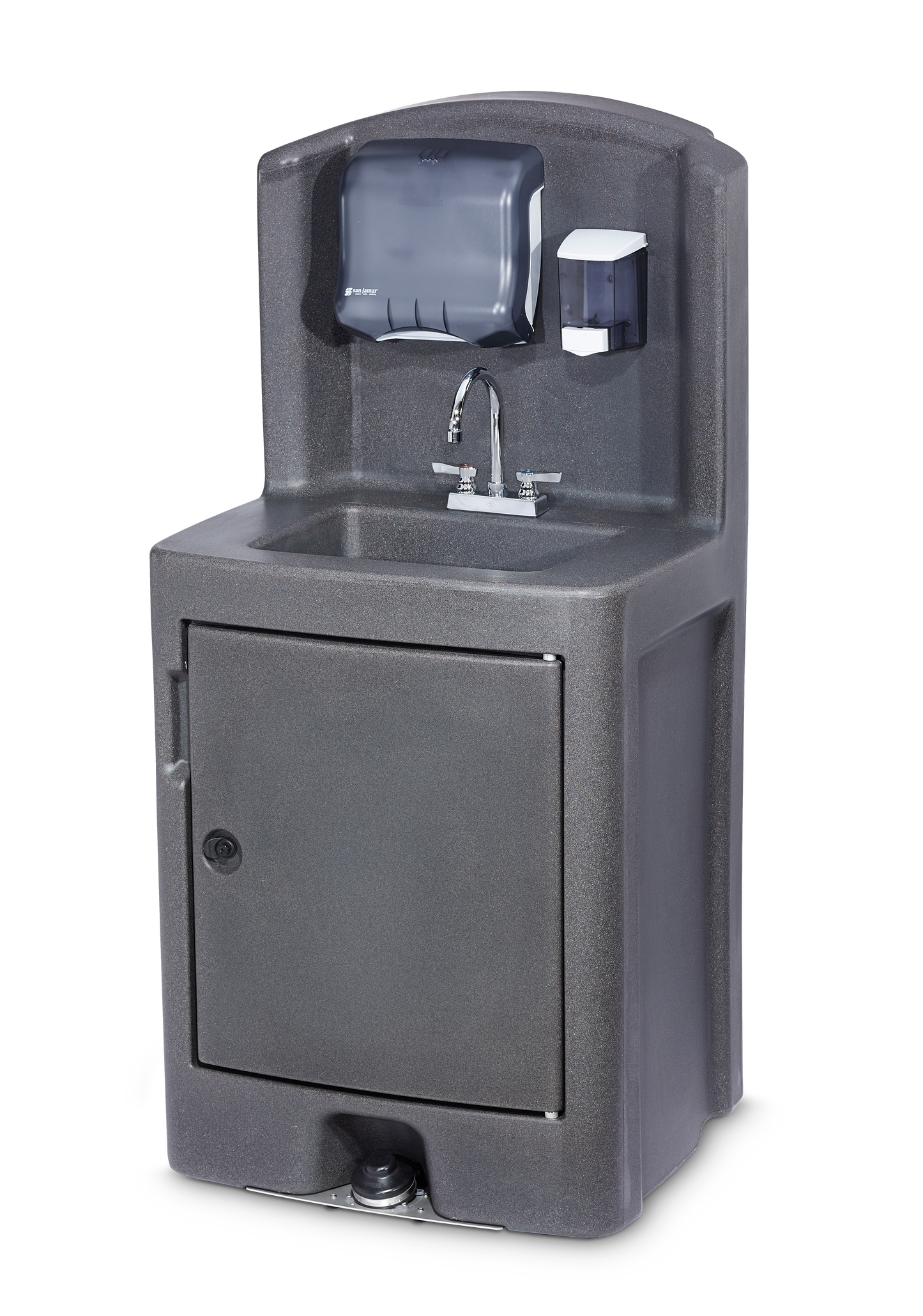 Crown Verity Portable Handwashing Sink Unit, Hot & Cold, Fresh & Waste Water Tanks, Polyethylene, 120 V - CV-PHS-5