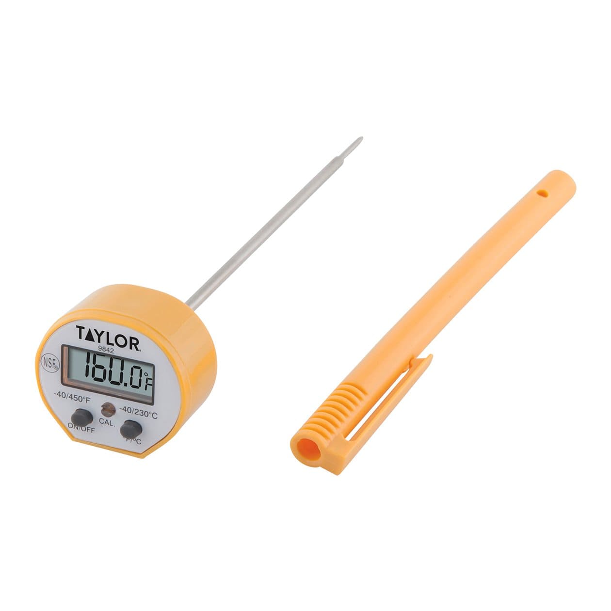 Taylor Home Instant Read Thermometer 3512 - Measures Up To 220°F, 1 Inch Lens