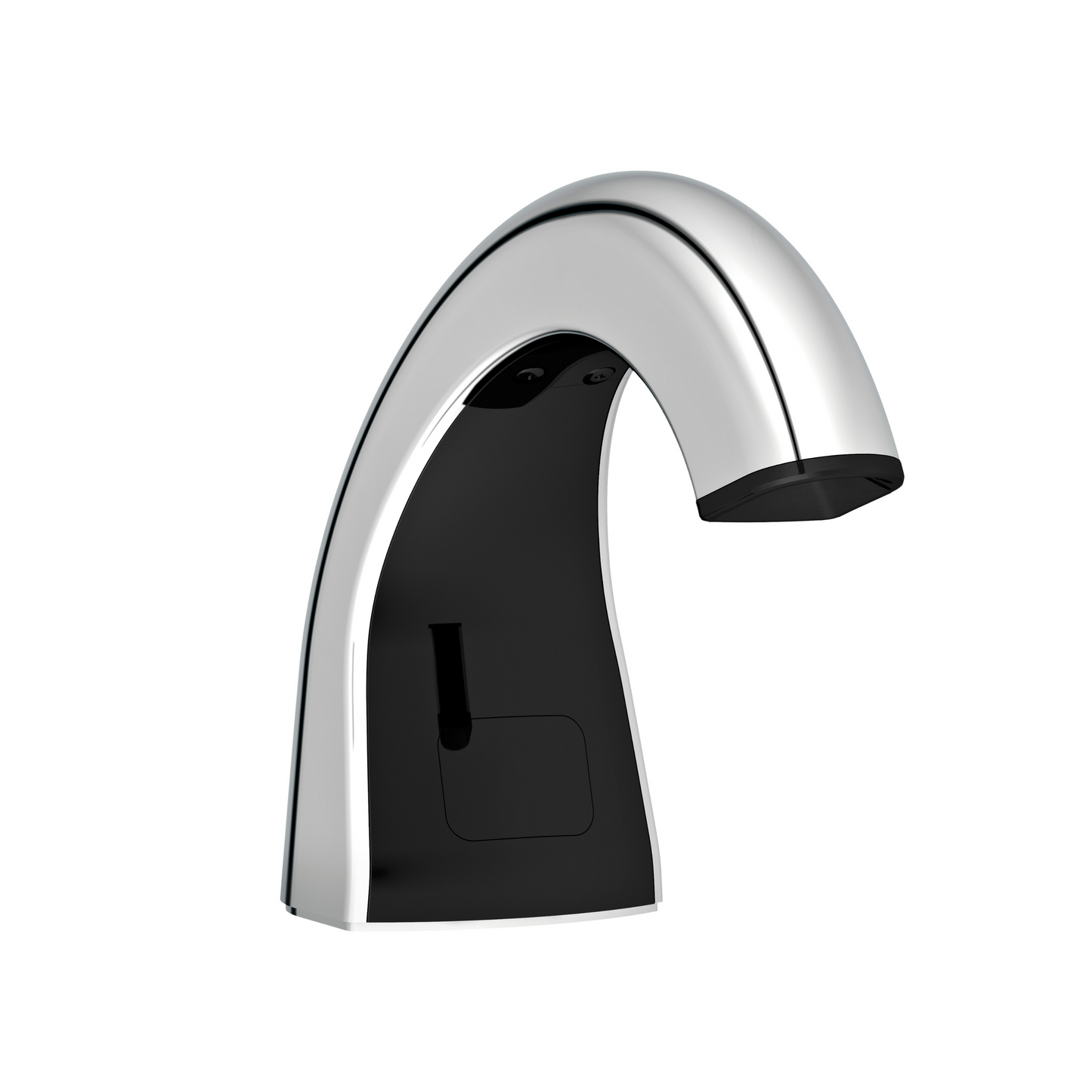 Rubbermaid OneShot Touch-Free Soap Dispenser, Chrome/Black, FINAL SALE - FG401310