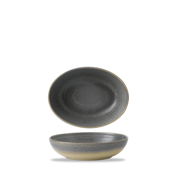 Dudson | Bol en granit Evo, 6,5 po, gris (paquet de 24)