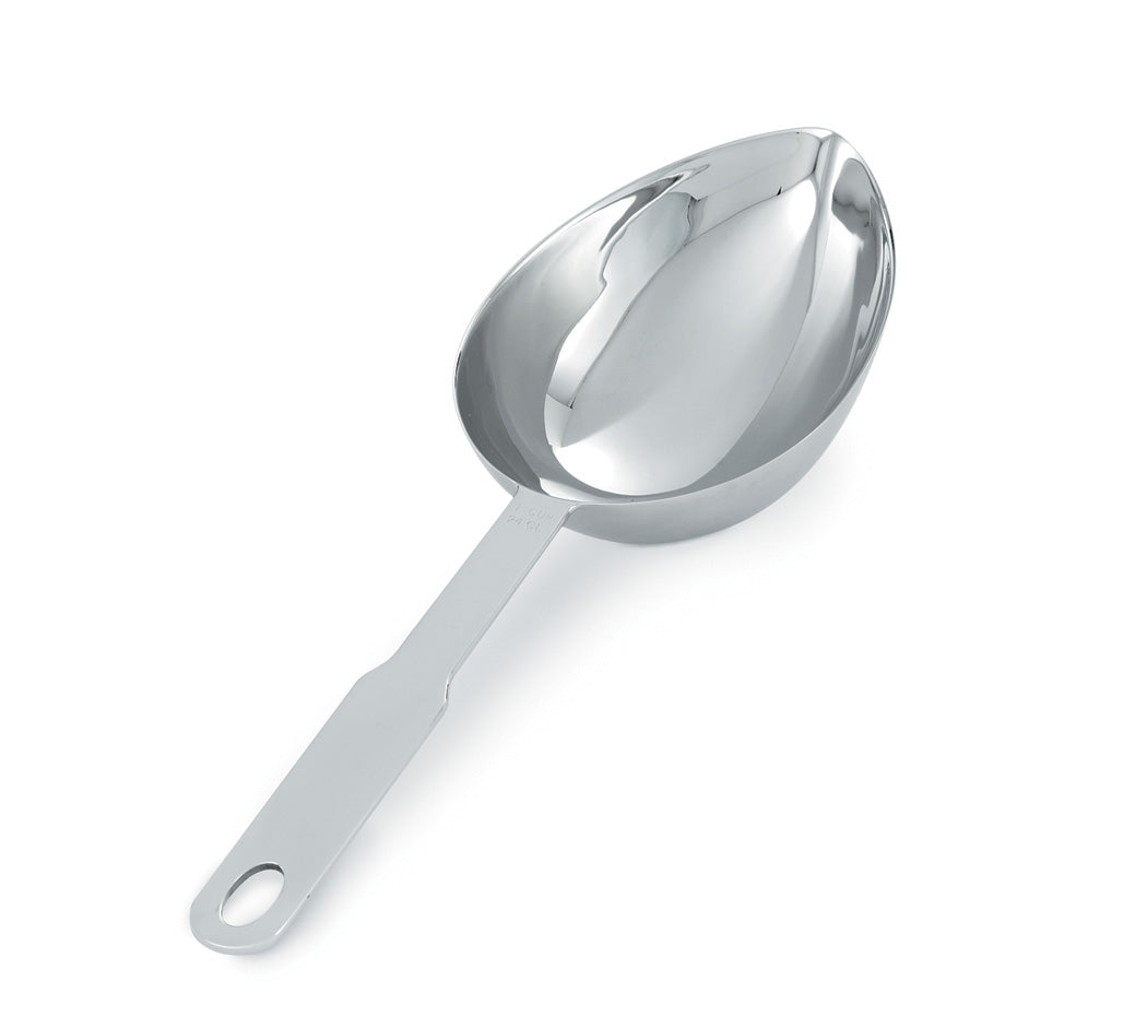Vollrath Oval Measuring Scoop, 1 cup, Stainless Steel - 47059