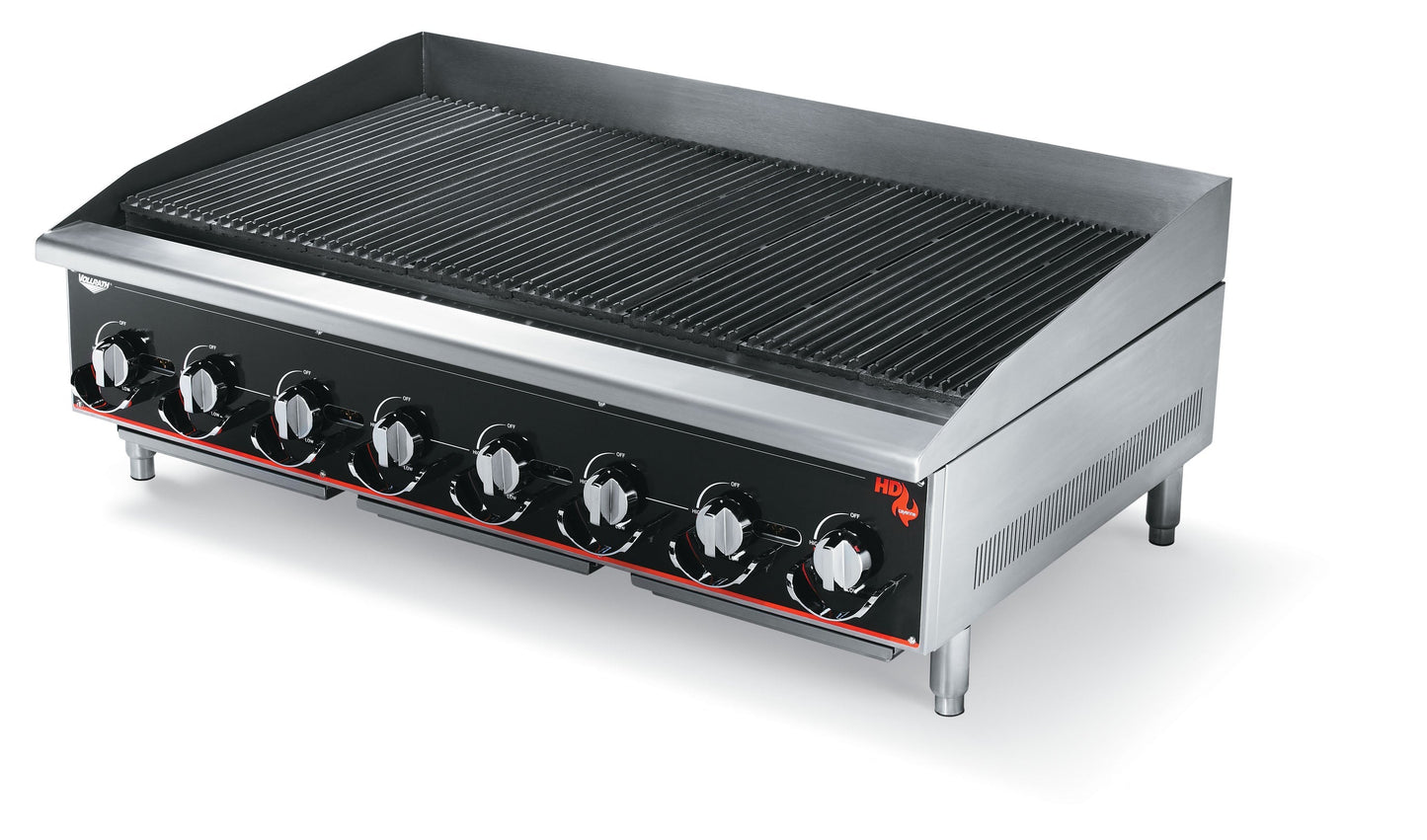 Vollrath Cayenne 48" Heavy Duty Gas Charbroiler, Radiant/Lava Rock, FINAL SALE - 948CG