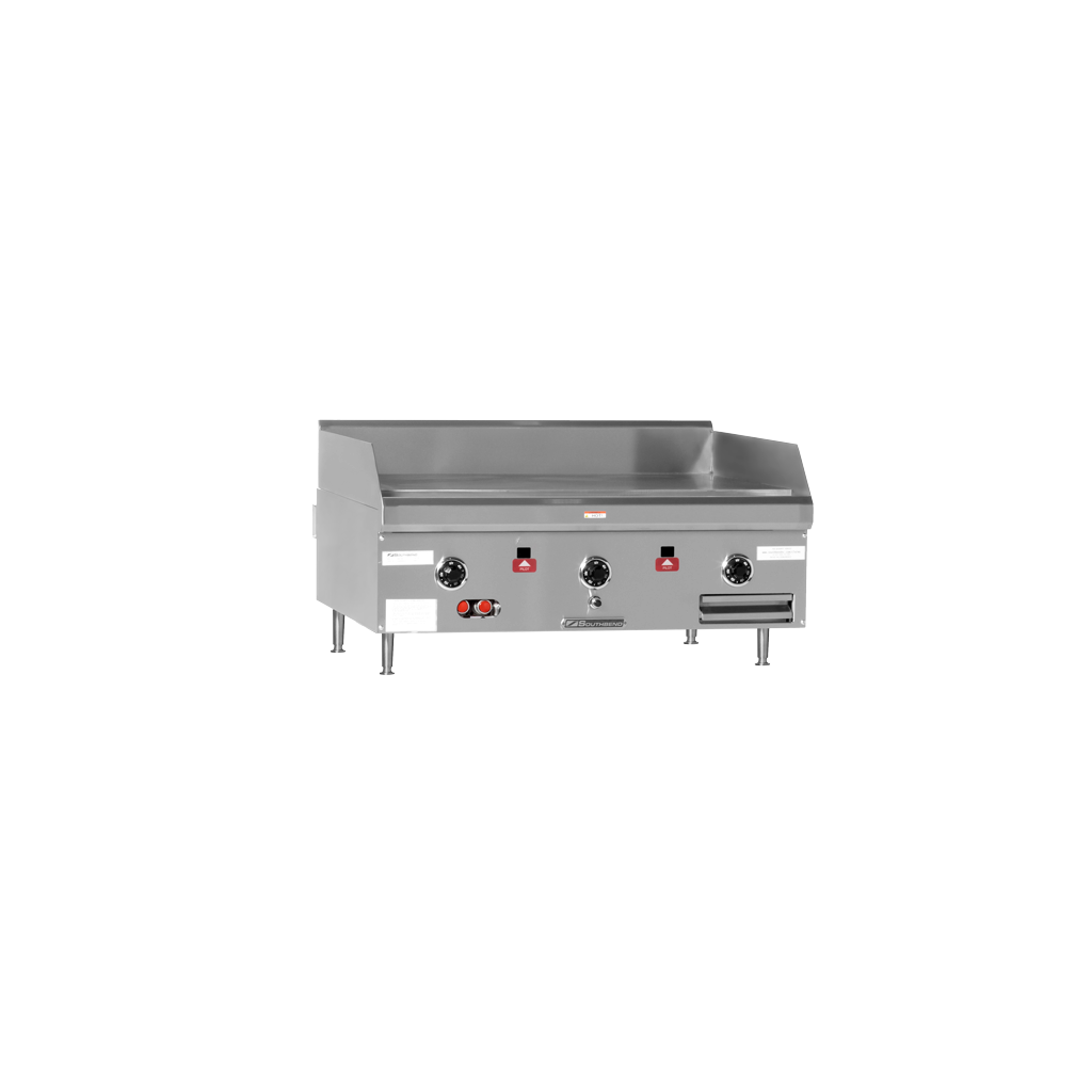 Southbend | Plaque chauffante manuelle à gaz robuste Counterline de 24 po, gaz naturel