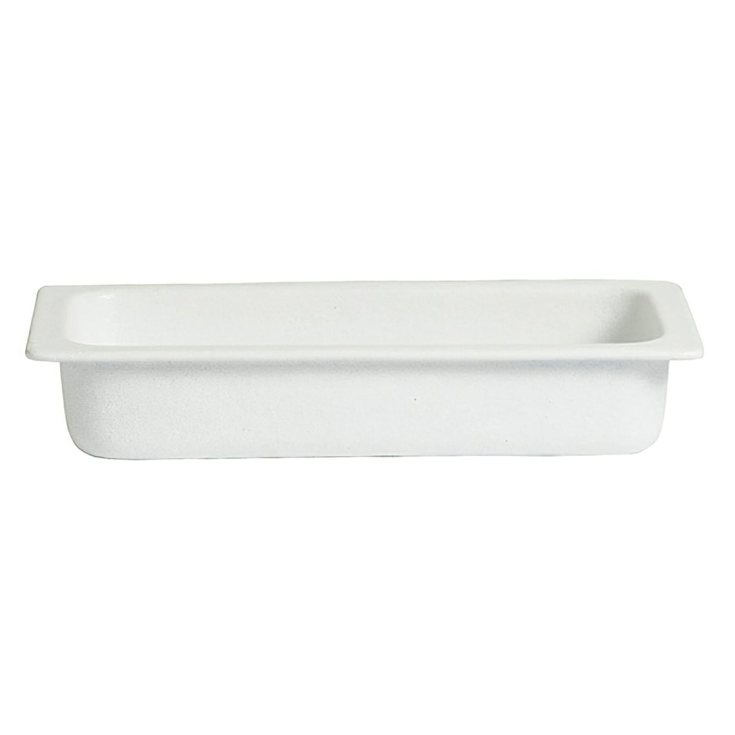 G.E.T. Bugambilia 1/3 Size Food Pan, 2" Deep, White Resin Coated Aluminum, FINAL SALE - IH1/3WW