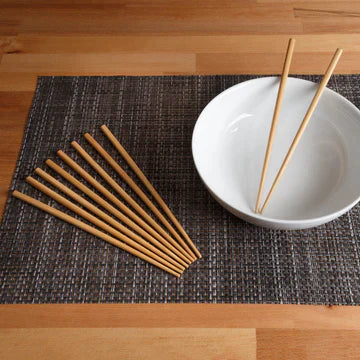 Joyce Chen Reusable Chopsticks, 9", Burnished Bamboo (10-pack) - J30-0041
