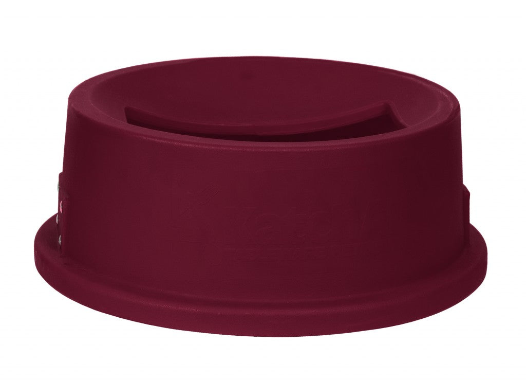 San Jamar KatchAll Flatware Retriever, 20 gal, Burgundy - KA2000