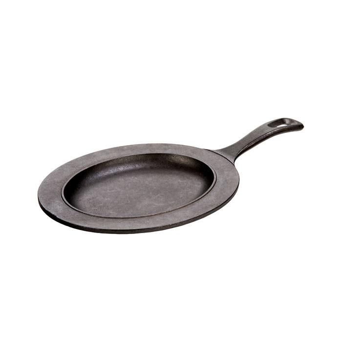 Lodge | Plaque chauffante de service ovale à rebord en fonte, 10 x 7 po, VENTE FINALE