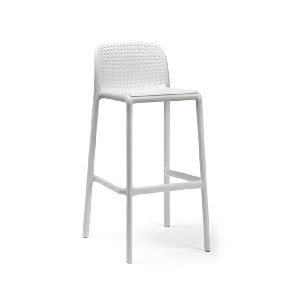 NARDI Lido Bar Stool, Bianco (4-pack) - 40344.00.000