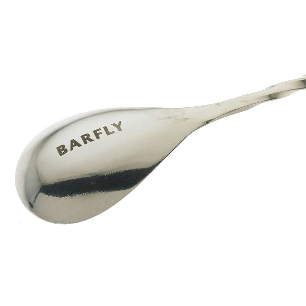 Mercer Barfly Classic Bar Spoon, Teardrop End, 15 3/4", Stainless Steel - M37013