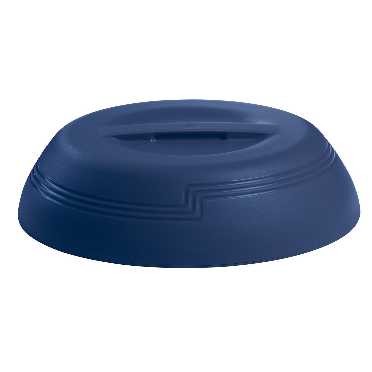 Cambro Camwear Shoreline Insulated Delivery Ware Low Profile Dome, 9", Navy Blue (12-pack) - MDSLD9497