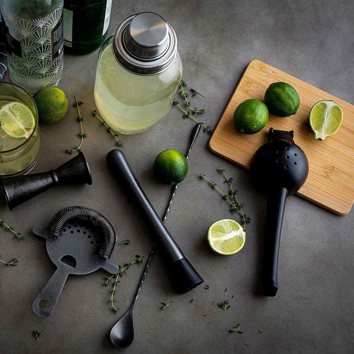 TableCraft Mason Jar Shaker, 30 oz, Glass/Stainless Steel - MJS30