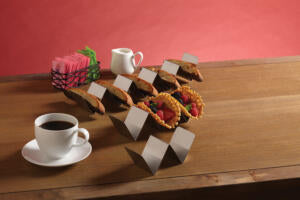 American Metalcraft | Porte-tacos, 2 ou 3 compartiments, acier inoxydable