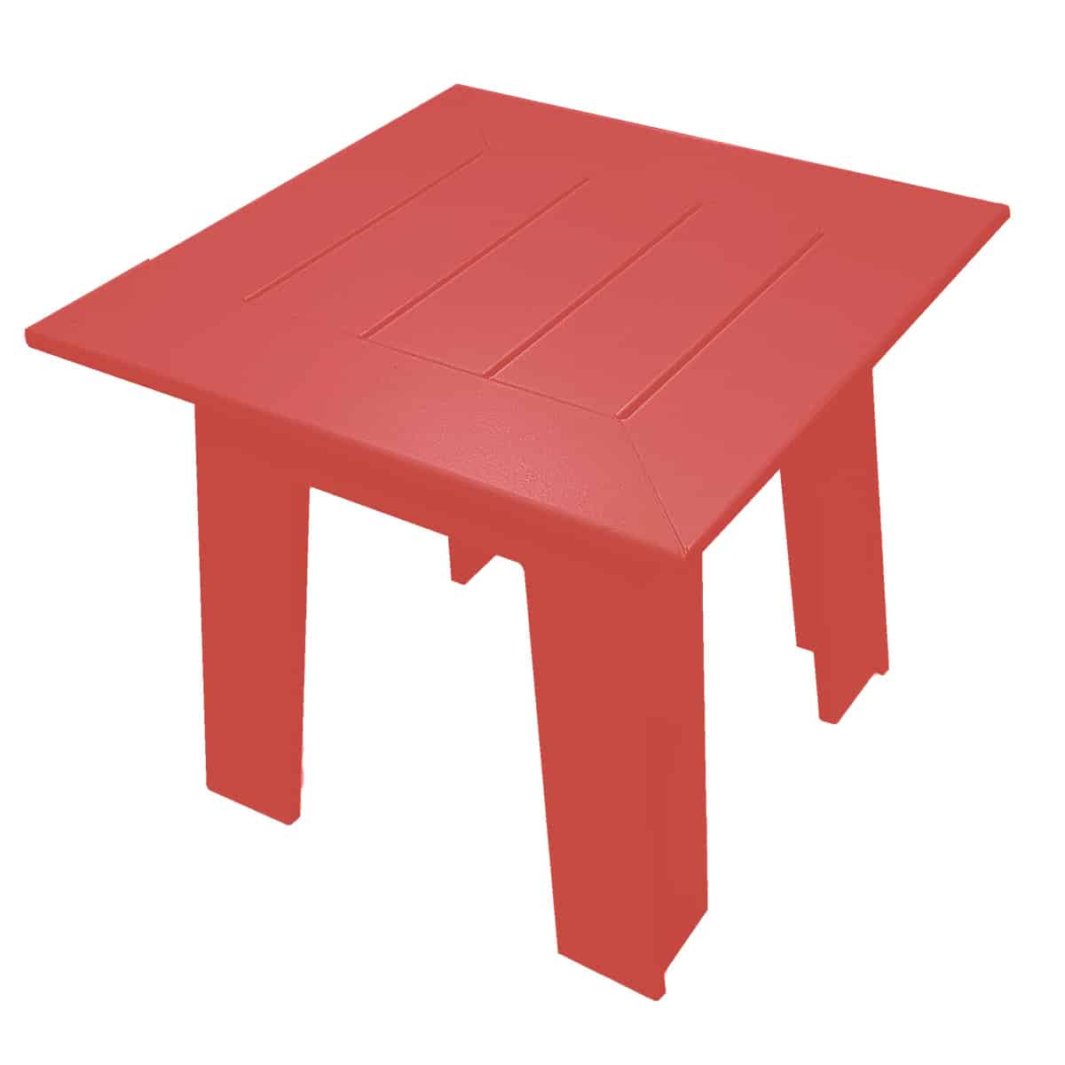 Beaver Springs | Table d’appoint moderne Adirondack, rouge