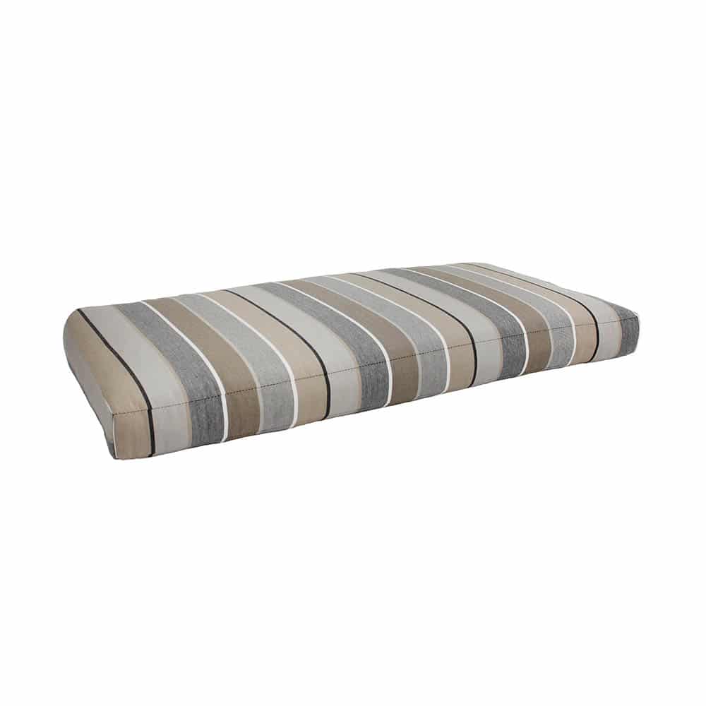 NARDI Net Bench Seat Cushion, Milano Char - NET-BENCH-56079
