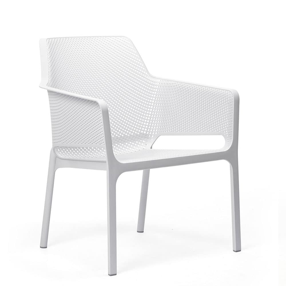 NARDI | Fauteuil Net Relax, Bianco (paquet de 4)