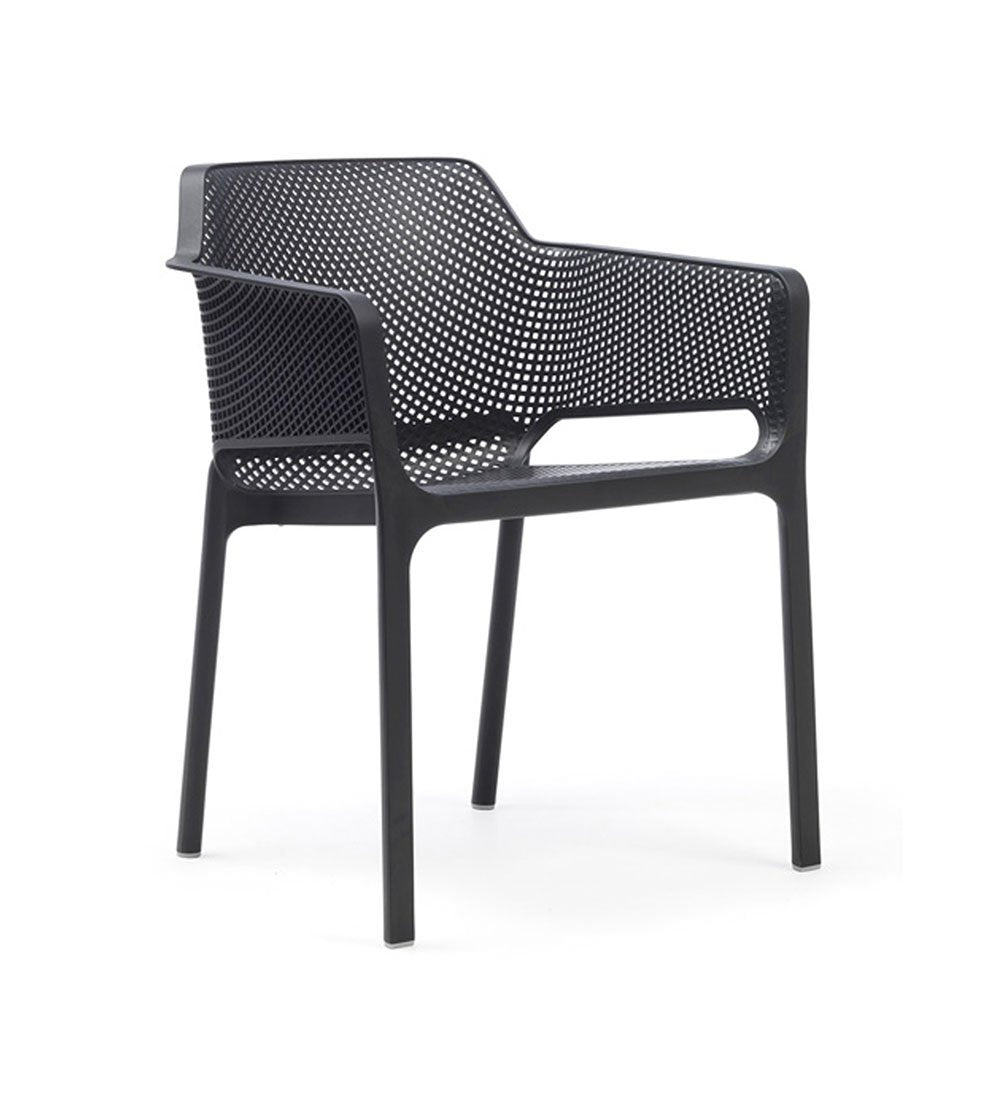 NARDI | Fauteuil en filet, anthracite (paquet de 4)