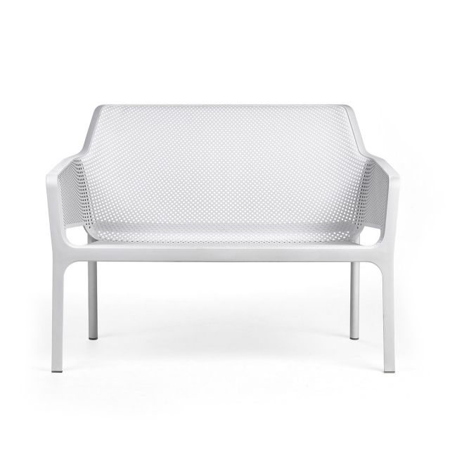 NARDI Net Bench Chair, Bianco (2-pack) - 40338.00.000