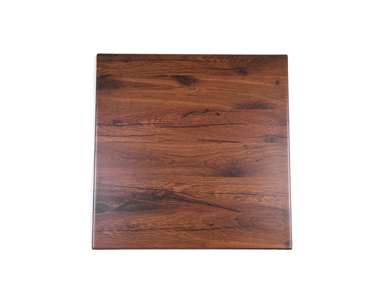 Werzalit France Werzalit Classic Table Top, 24" Square, Antique Oak - WZ-AO24SQ