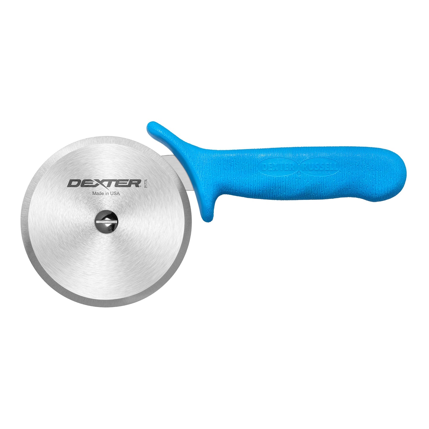 Dexter Sani-Safe Pizza Cutter, 4" Blade, Blue High Heat Handle - P177AH-PCP