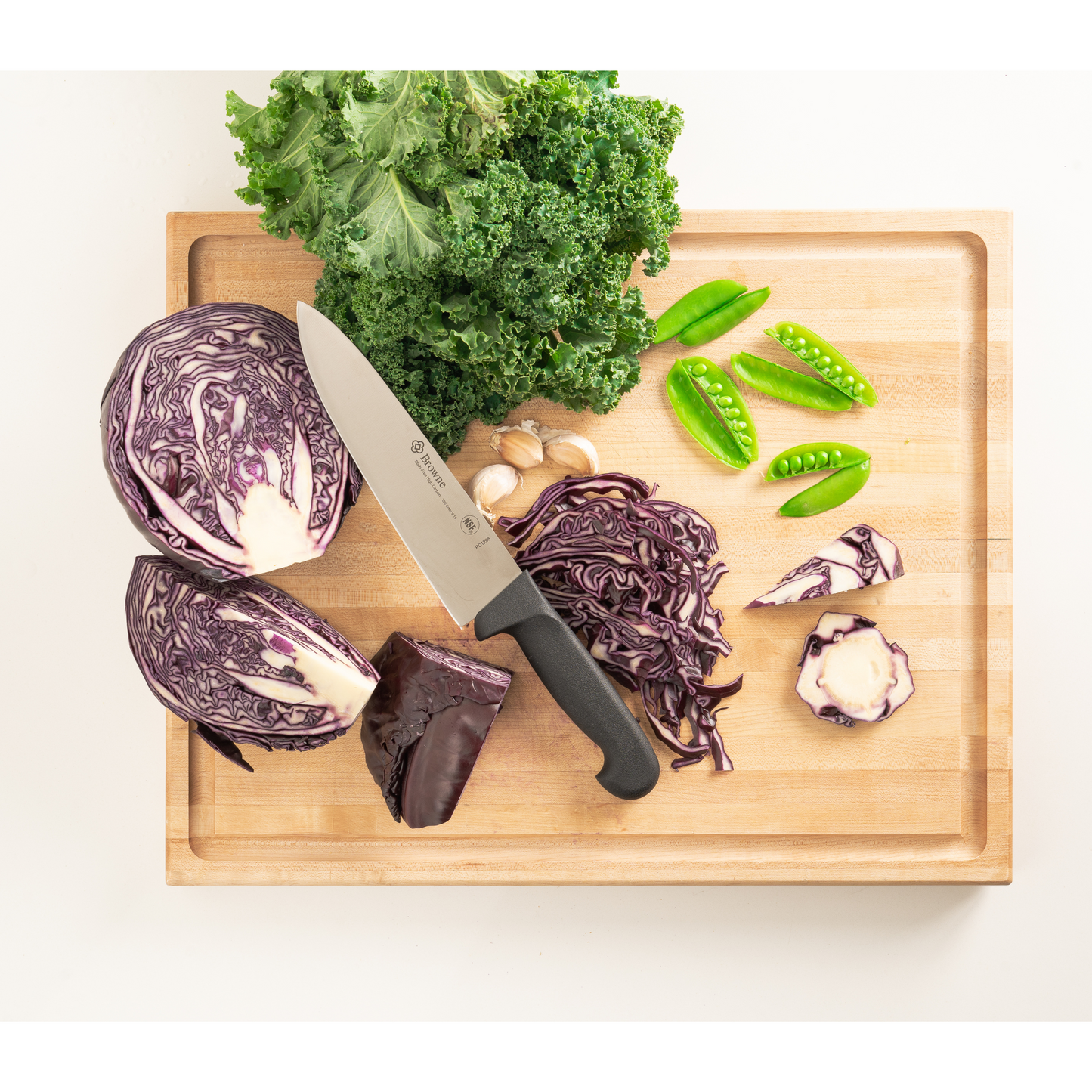 Browne Chef Knife, 10", Black Polypropylene Handle - PC12910