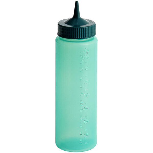 Vollrath Traex Wide Mouth, Single Tip Squeeze Bottle, 24 oz, Green - 4924C-191