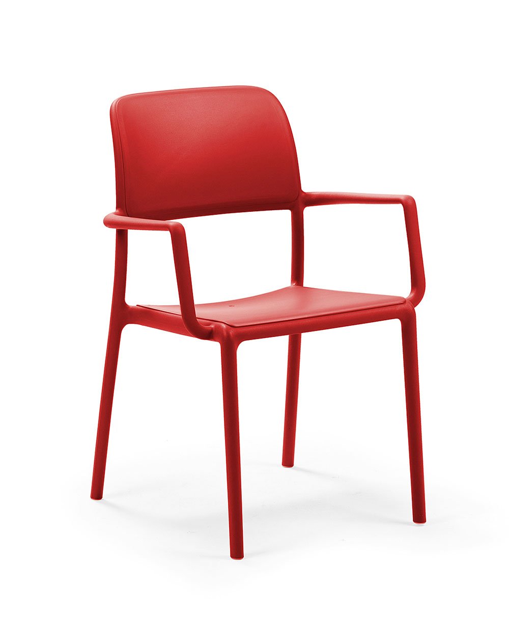 NARDI Riva Arm Chair, Rosso (4-pack) - 40246.07.000