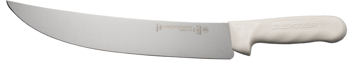 Dexter Sani-Safe Cimeter Knife, 10", White - S132-10PCP
