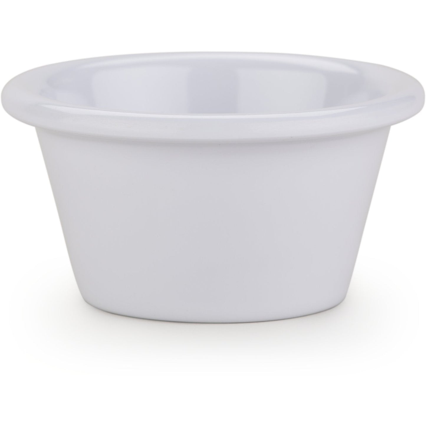 Carlisle Smooth Ramekin, 2 oz, Melamine, White - S852 WHITE