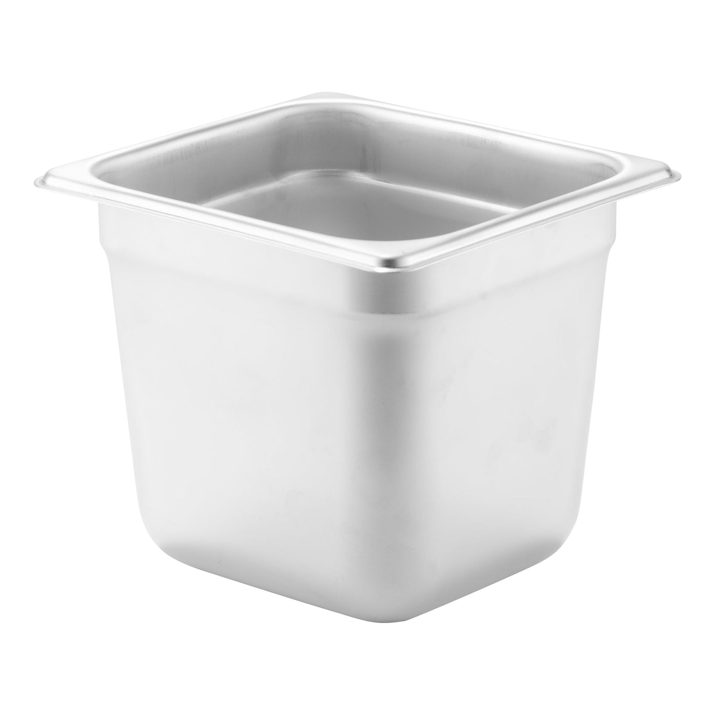 Browne 1/6 Size Food Pan, 6" Deep, 24 Gauge Stainless Steel - 5781606