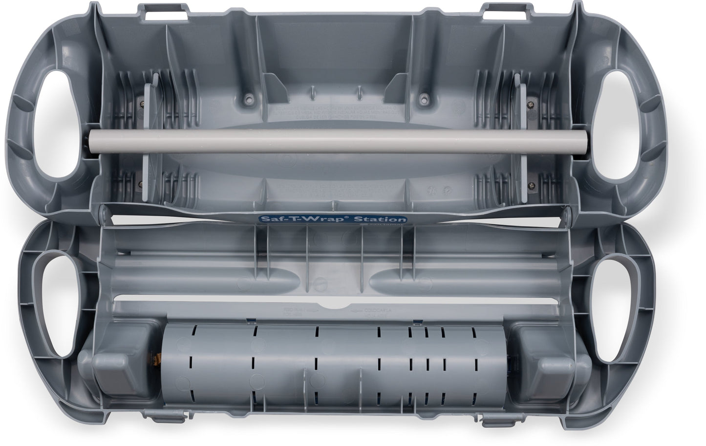 San Jamar Saf-T-Wrap Station with Slide Cutter, Dispenses 12-18" Rolls - SW1218SC