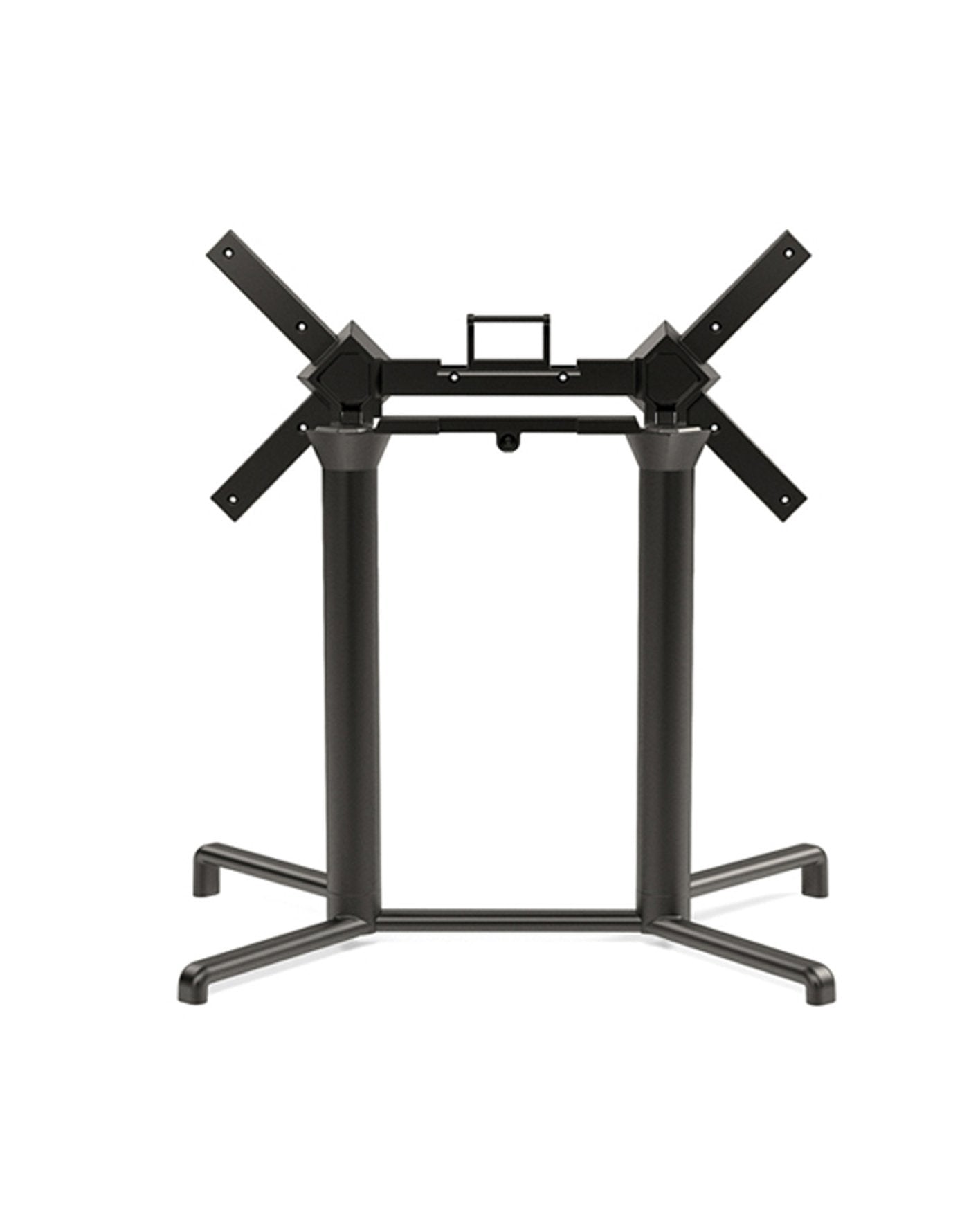 NARDI | Scudo Base de table à hauteur de salle à manger à double inclinaison de 27,9 po, anthracite