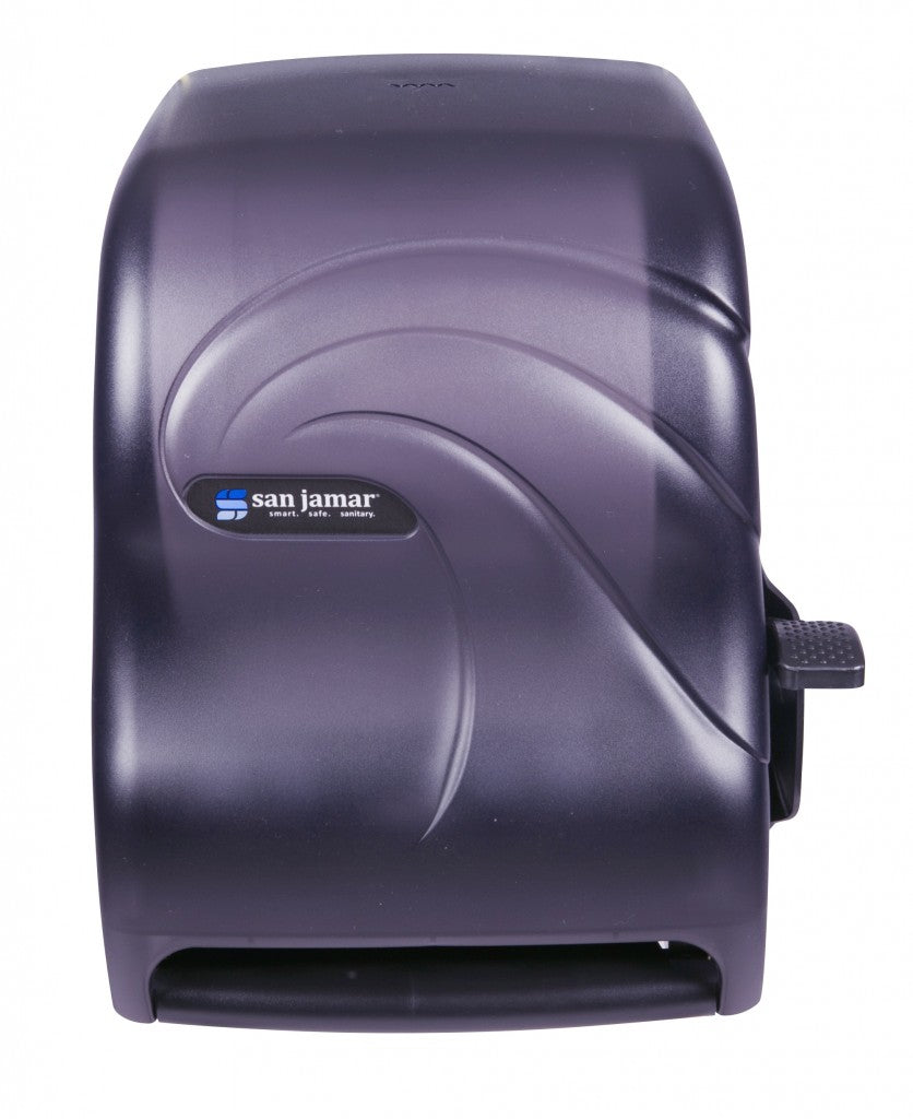 San Jamar Lever Roll Towel Dispenser, Black Pearl - T1100TBK