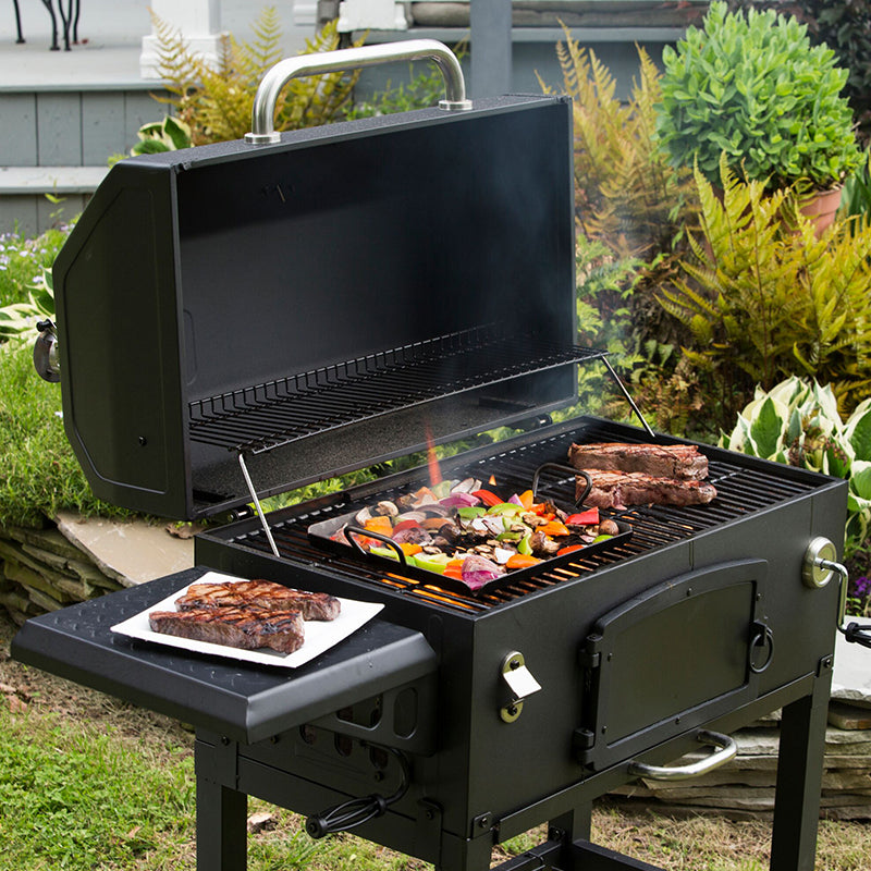 Lodge Grilling Pan with Handles, 12" x 13", Carbon Steel, FINAL SALE - CRSGP12