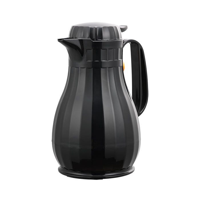 Service Ideas | Carafe isolante Eco-Serve, 1,3 L, plastique, noir