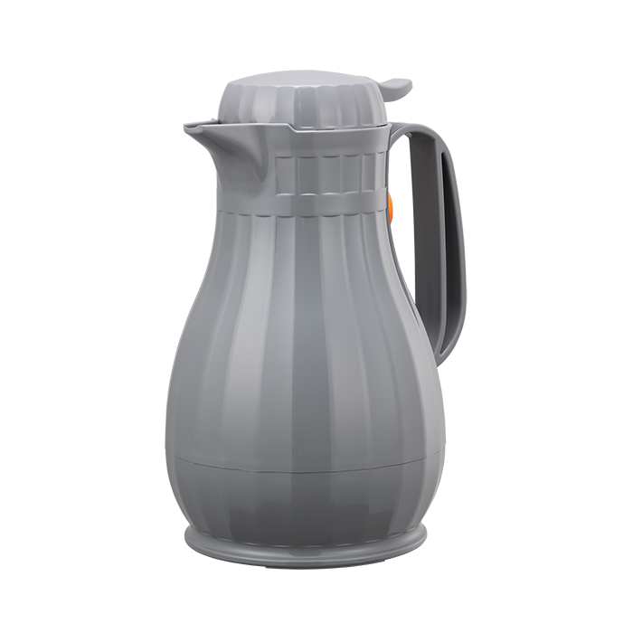 Service Ideas Eco-Serve Insulated Carafe, 1.3 L, Plastic, Grey - ECO13SLG
