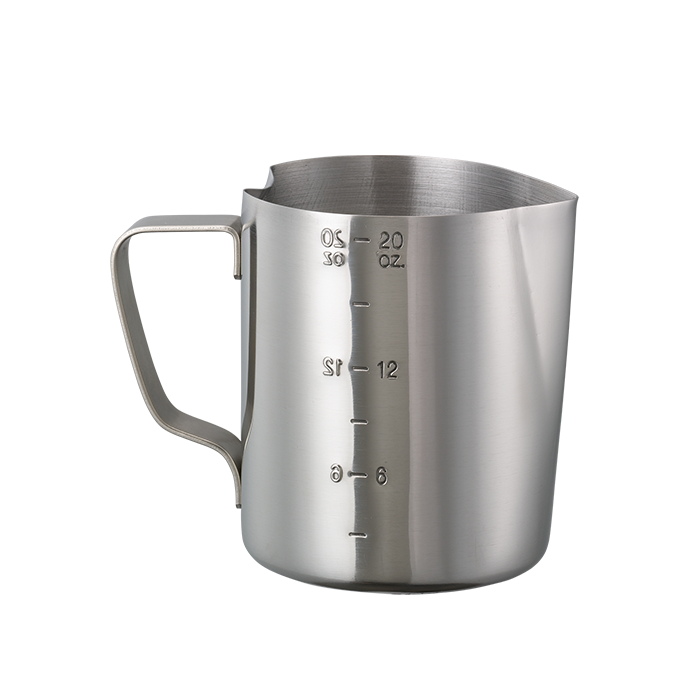 Service Ideas Classic Frothing Pitcher, 20 oz, Stainless Steel - FROTH206