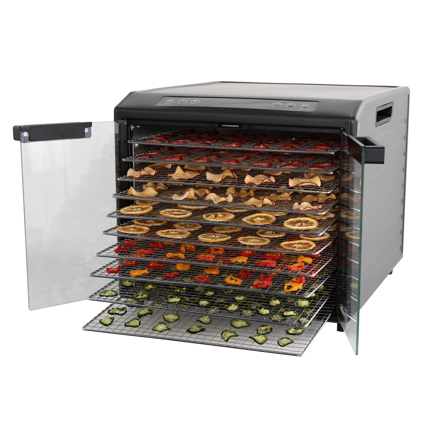 Excalibur Select Series Digital Dehydrator, 10 Trays, Stainless Steel, 120V - DH10SCSS13