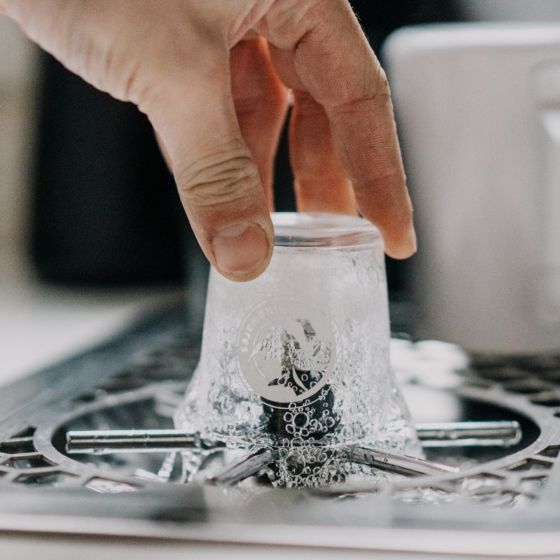 Rhino Coffee Gear Pitcher Rinser, 300 mm, Spinjet, Stainless Steel - RHPR300-S